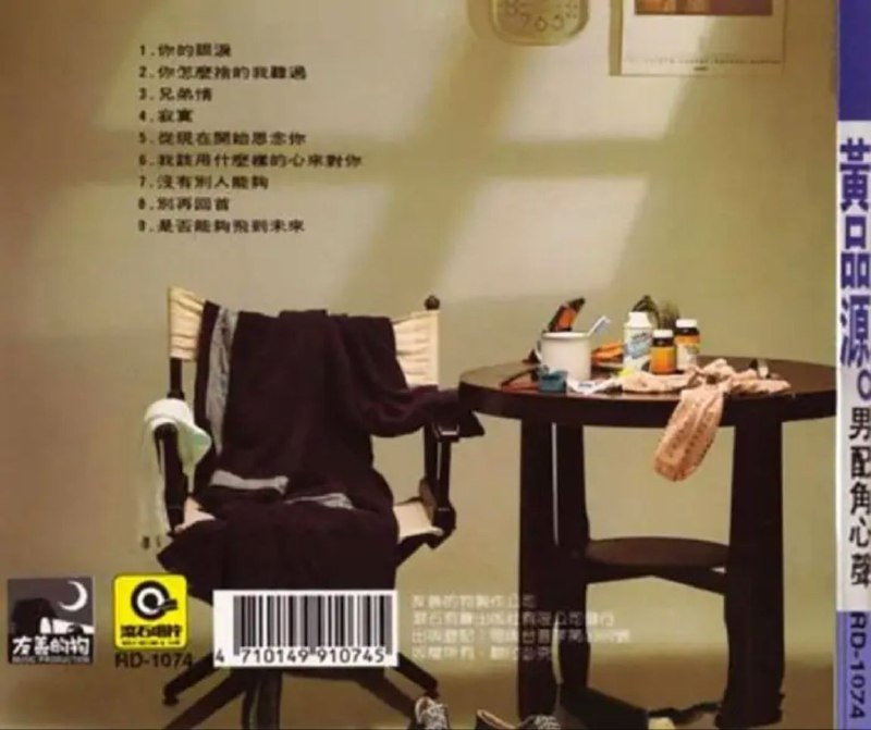 黄品源 - 1990年专辑 - 男配角心声   Flac