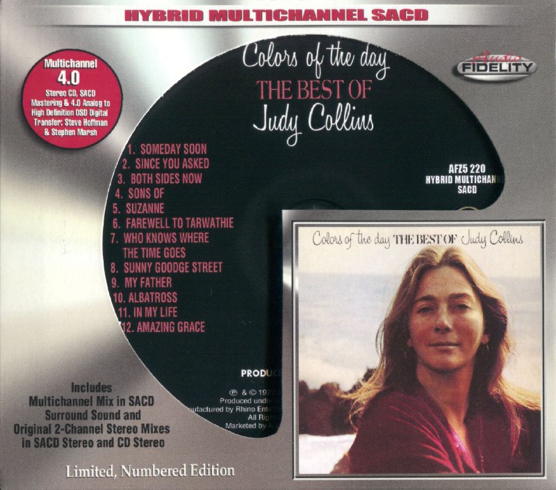 民谣  Judy collins colors of the day 朱蒂·考林斯(今天的颜色) SACD